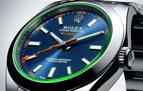 rolex milgauss bleu prix|rolex z blue.